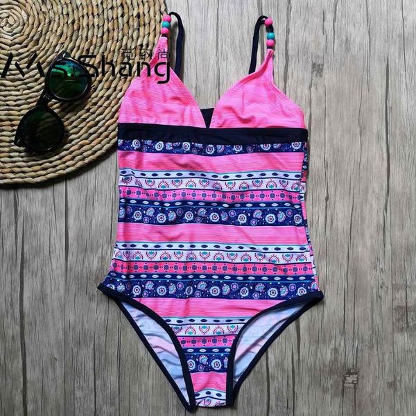 

one-piece suits 2-14 years baby girl swimsuit kids one piece print teenager swim wear national style children swimwear girls bathing