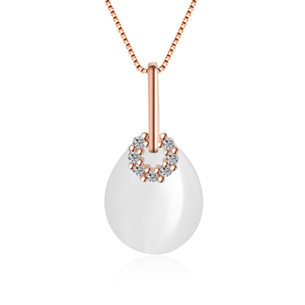 

pendant necklaces korean version of the personality fashion trend wild two-color short paragraph female models silver plated se082