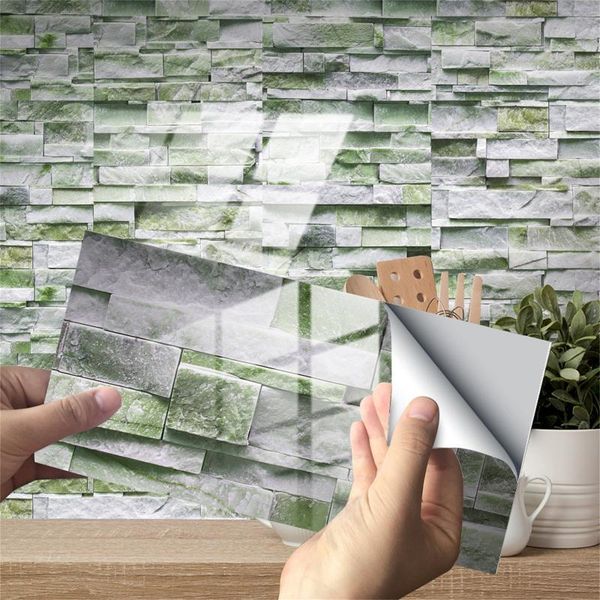 

wall stickers imitation tiles crystal film tile sticker adhesive floor