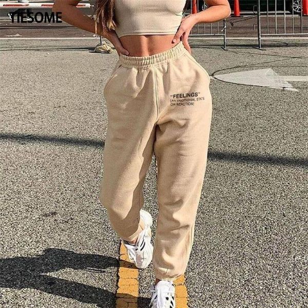 

women's pants & capris tiesome harajuku joggers wide leg sweatpants women trousers high waist streetwear korean casual pant femme fall, Black;white