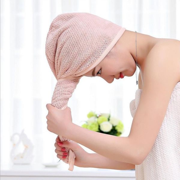 

towel magic microfiber hair fast drying dryer bath wrap hat quick cap turban dry 60cm x 24cm