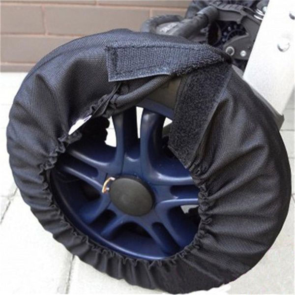 

1pc pritical baby carriage wheel dustproof cover protective floor keep clean 2 sizes la873407