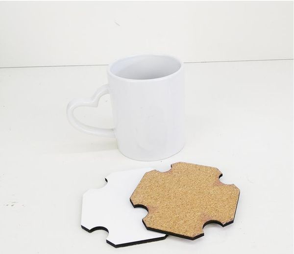 95 * 95mm Süblimasyon Coaster 4mm Kalın MDF Ahşap DIY Hediye Fincan Mat Özelleştirilmiş Masa Dekorasyon Fincan Ped Kahve Kupa Su Şişesi Için SN5215