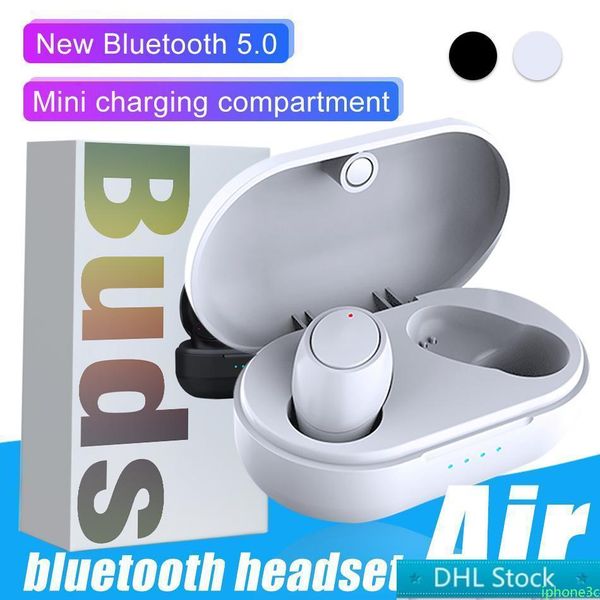 

dhl air 3 bluetooth 5.0 earphone for andriod smart mobile devices wireless deep bass stereo waterproof headphones with charging box