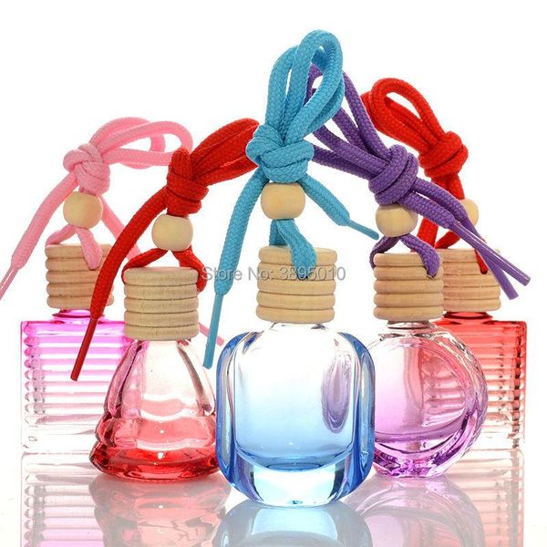 

storage bottles & jars car perfume bottle essential oil air freshener decoration pendant f1168
