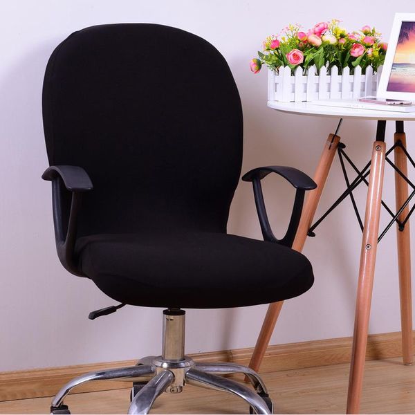 

computer chair cover spandex stretch swivel rotate seat office covers