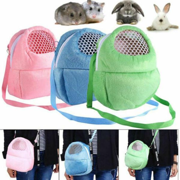 

cat carriers,crates & houses small pet carrier cage hamster chinchilla travel warm bags cages guinea pig carry pouch bag breathable