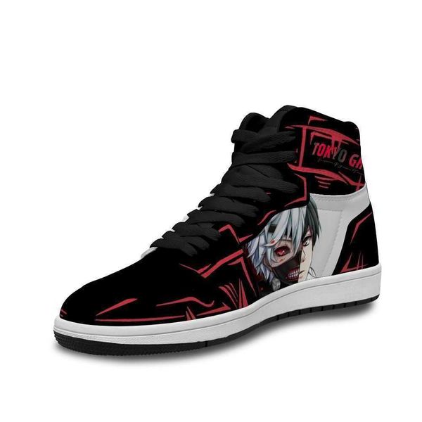 

2021 tokyo ghoul classic basketball shoes ins for women soft simple human casual shoes
