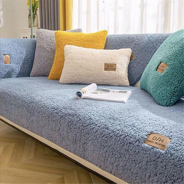 

chair covers autumn winter thick sofa couch cover living room pad cushion mat soft fleece household decor