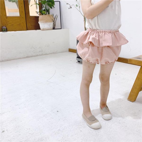 

shorts 1-5yrs girls summer casual ruffles lace toddler baby beach for clothes children short skirt pants, Black