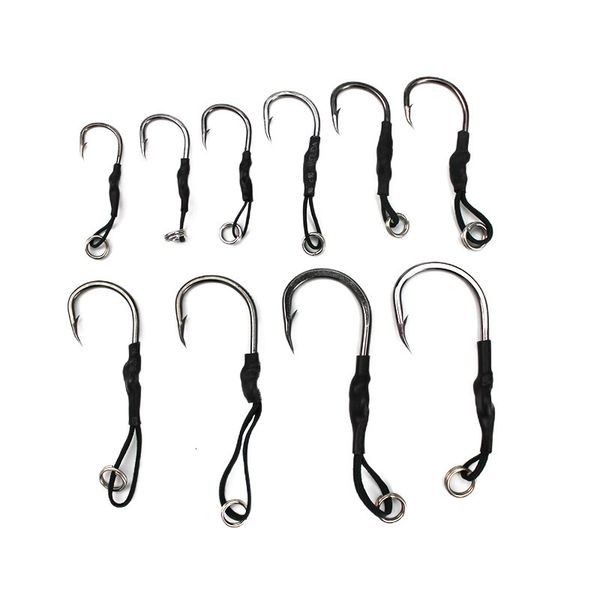 

single barb 5 6 7 / 0# with iron plate lead hook weihai fishing gear