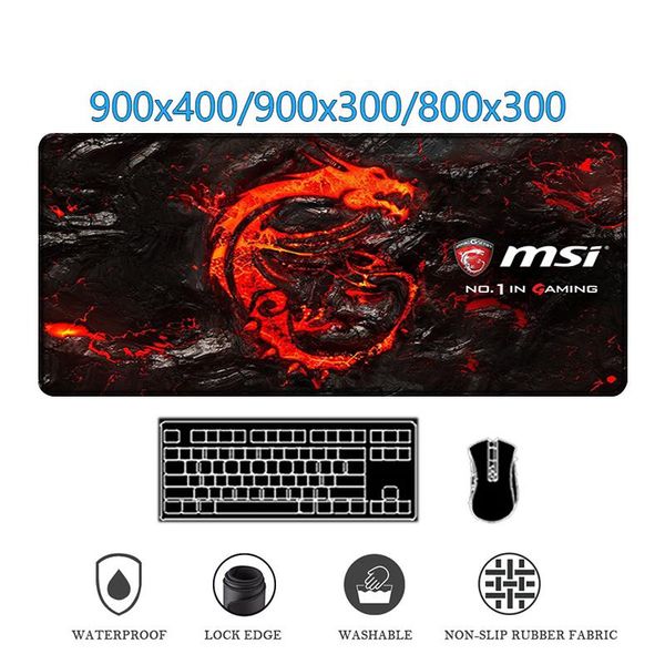 

mouse pads & wrist rests msi dragon gaming mat gamers accessories large mausepad anime accessory carpet keyboard pad lapmats