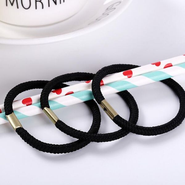

500pcs dhl whole black elastic ponytail holders cute girl women rubber bands tie gum, Pink