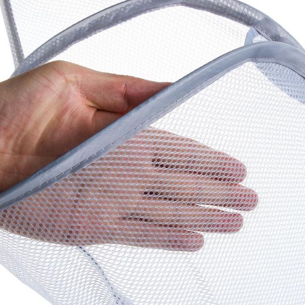 

laundry bags portable wall hanging basket hamper underwear socks barrel bucket clothing storage bag dust washing bathroom organizer