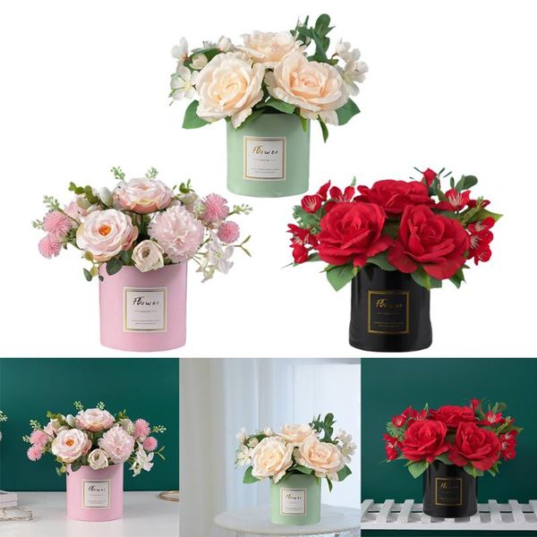 

artificial flower potted false fake plants flower arrangements outdoor