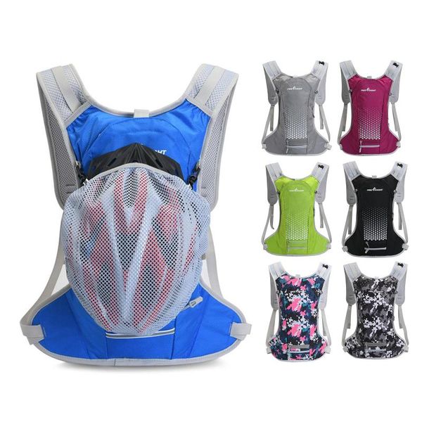 

breathable cycling backpack bicycle bag rain cover gym accessories men sports hiking riding camping hydration 2l bike backpack
