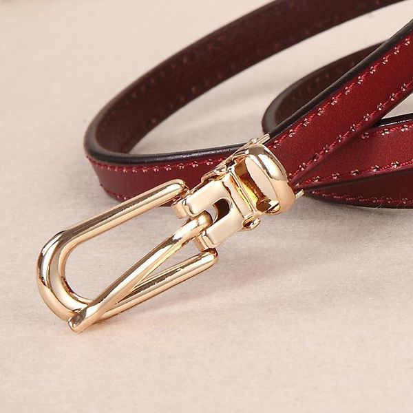 

belts thin belt female decorative dress ladies simple wild waist pure color daily fashion 2021, Black;brown