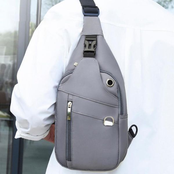 

outdoor bags one-shoulder oxford cloth diagonal bag lightweight single adjustable buckle design waterproof and greasy fashion casual