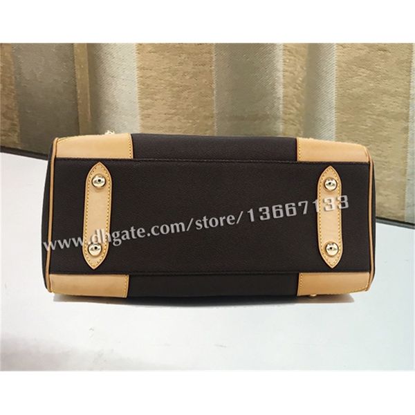 

classic style canvas leather travel 40325 retiro tote women handbag shoulder bag with belt high quality
