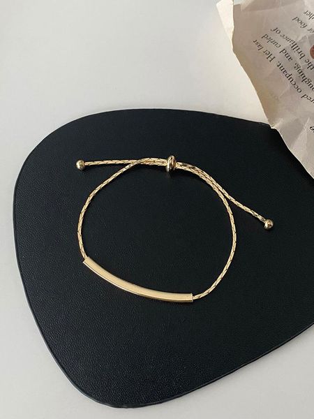 

charm bracelets metal texture personalized girlfriends adjustable bracelet women, Golden;silver