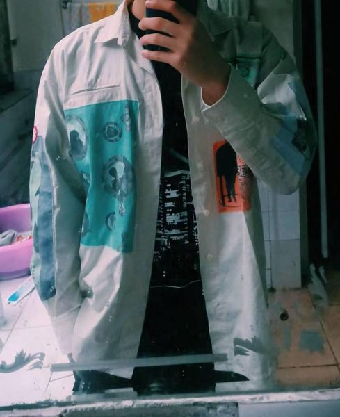 

men's t-shirts c.e cavempt t shirts men women long sleeves oversize tshirt loose casual streetwear t-shirt, White;black