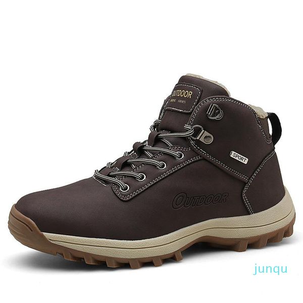 

wholesale-boots 39-48 winter 2021 non-slip warm comfortable men shoes, Black