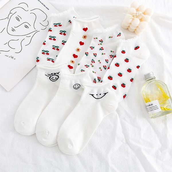 

men's socks 10 pairs of ladies cute white lace female spring and summer thin shallow mouth boat, Black