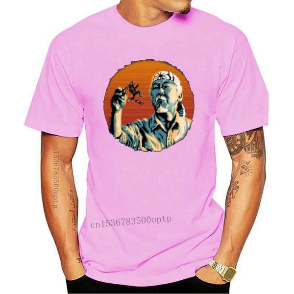 

men's t-shirts mr. miyagi & mcfly t shirt karate kid tee, White;black