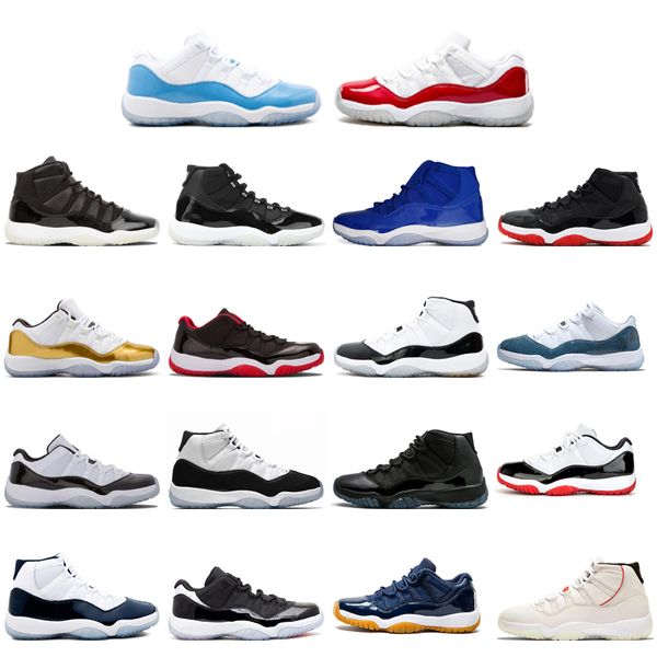 

11s mens womens 11 basketball shoes sneaker university blue varsity red rose gold orange trance navy gum concord low ourtdoor sports