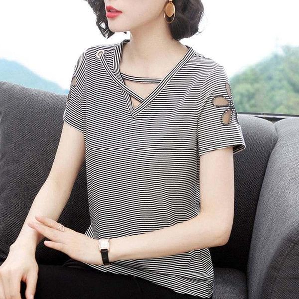 

women's t-shirt t shirt women clothes 2021 fashion tee cotton red ladies, White