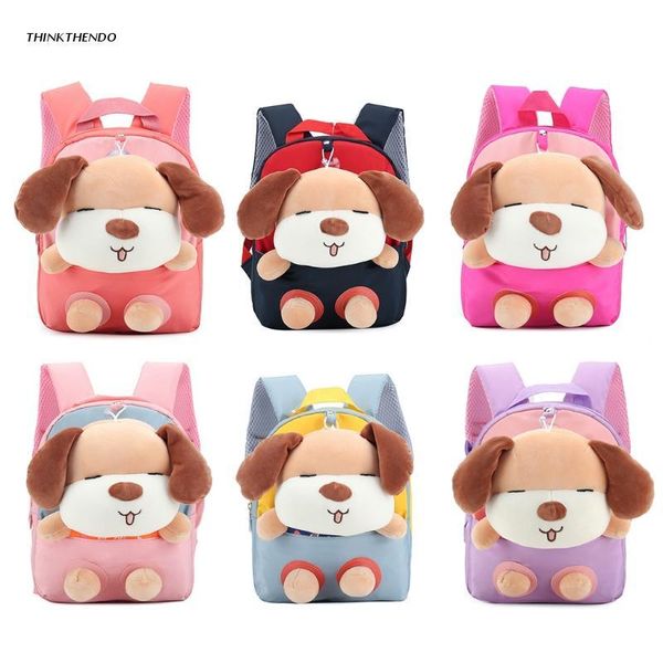 

backpack cute dog student school girl cartoon mini schoolbag kindergarten doll bag toy children gift