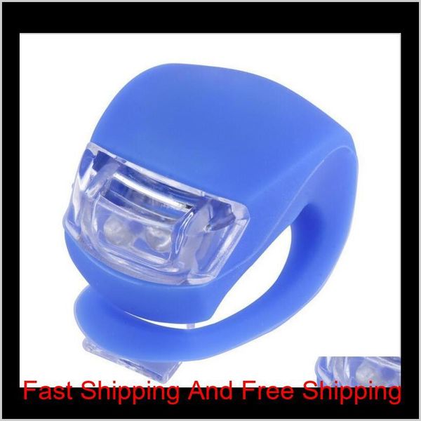 

waterproof sile bike bicycle light head front cycling light rear wheel led flash bike safety lights lamp ag1 qylrye hjfeeling