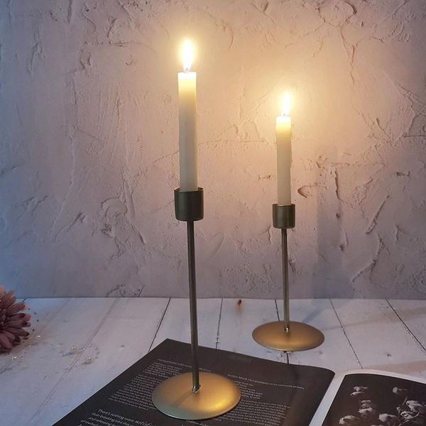 

candle holders 40# wrought iron holder display stand candlelight holiday vintage candlestick unique design home decoration accessories