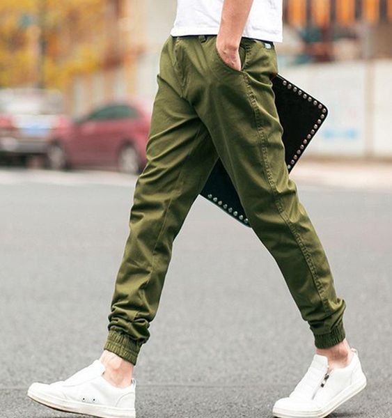 

men lager size clothing shopping the new law hau wild casual pants / s-xl, Black