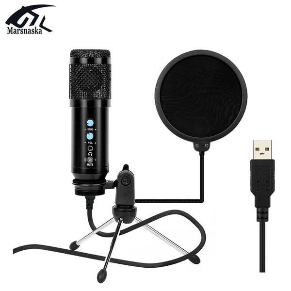 

usb professional microphone bm858 condenser microphone professional recording karaoke audio mic for computer pc video