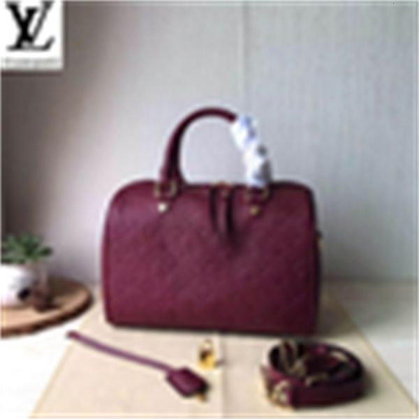 

luxury hr76 m40753 wine red speedy 30 series handbag handbags bags brand handles shoulder bags totes evening cross designer body bag