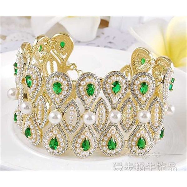 

more color diamond pearl width lady's bracelet ((15*4.8cm) (ma52, Black