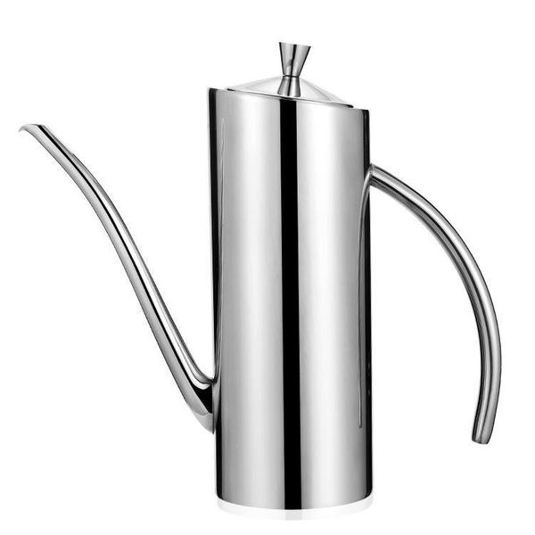 

storage bottles & jars 304 stainless steel food long mouth kitchen 700ml oil pot european creative leak control 500ml