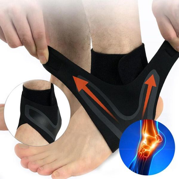 

ankle support 2021 1pair basketball football sprain protection foot sleeve, Blue;black