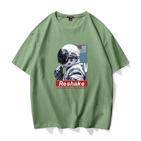 

men's t-shirts cotton style men t-shirt casual spacemen fashion shirts, White;black