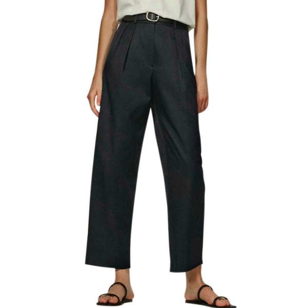 

tangada fashion women navy suit pants trousers pockets office lady business pants pantalon 4c33 210609, Black;white