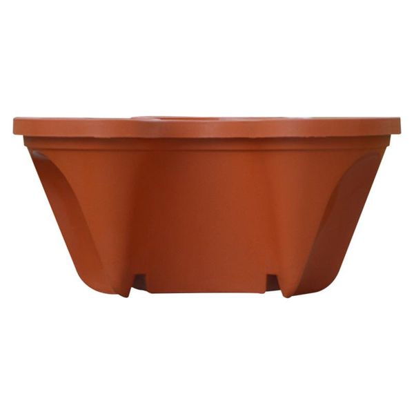 

pillow case stackable three pedal pot basket container, maroon qty: 1pcs