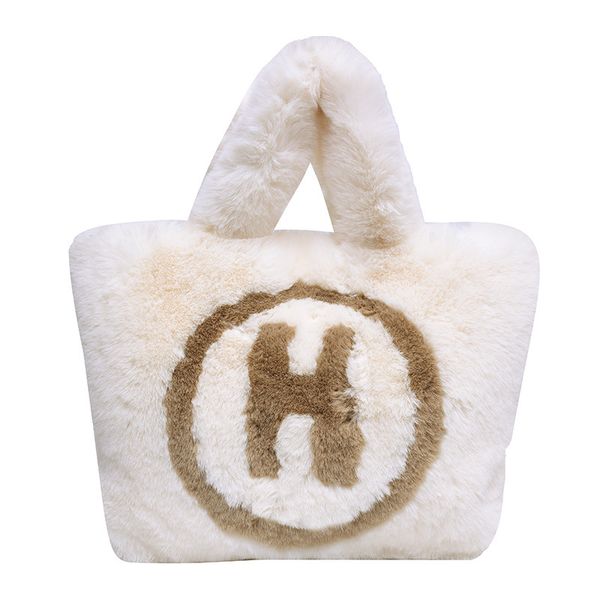 

70% off factory store [january] winter foreign style portable wool versatile texture chain single shoulder diagonal bag letter tote bag