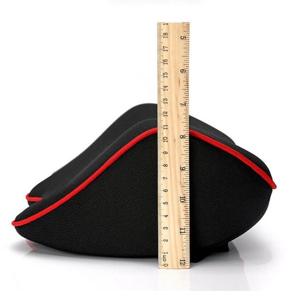 

seat cushions washable car universal headrest pad black red memory foam head rest
