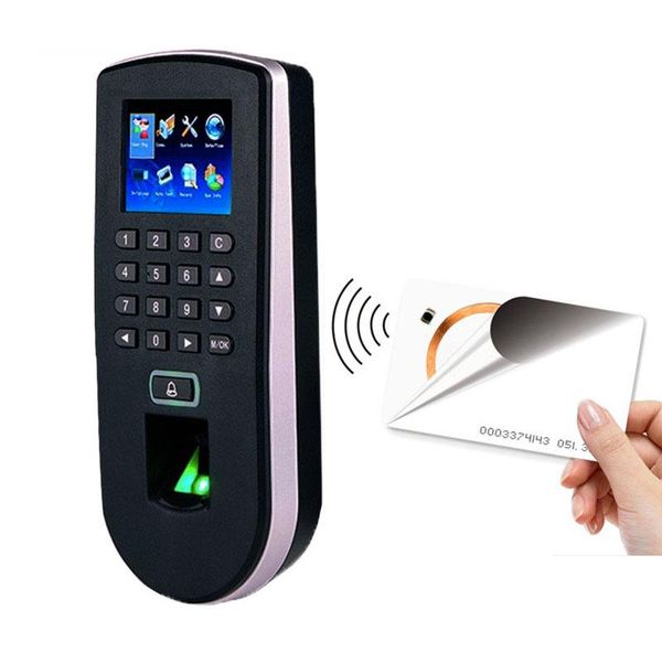 

original zk f19 tcp/ip biometric fingerprint door access control system time attendance optional card reader software sdk