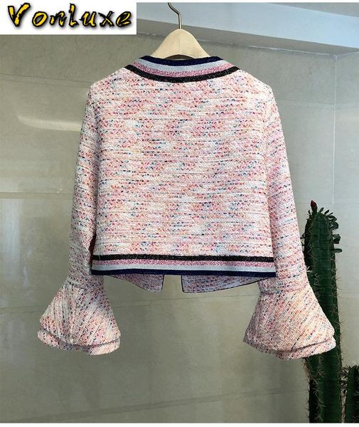 

two piece dress suits women runway luxury designers elegant office ladies formal tweed blazer jacket pink mini skirt sets winter, White