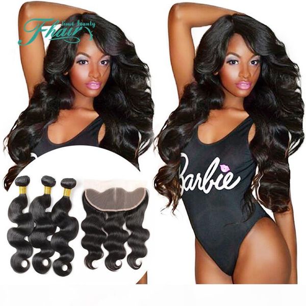 

7a peruvian hair with closure, Black