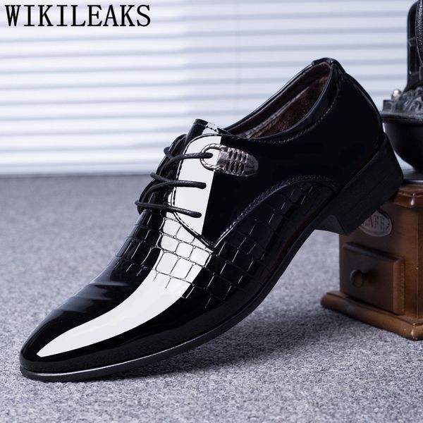 

designer brand crocodile shoes mens dress shoes man wedding formal shoes men calzado hombre heren schoenen zapatos oxford hombre, Black