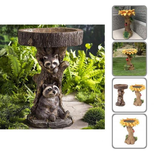 

garden decorations lightweight beauty vivid appearance bird water feeder vibrant color drinking ornament flat bottom for corridor