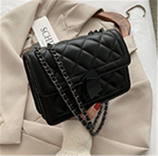 

hbp vintage fashion womens shoulder bag 2021 winter embroidered line ringer trend texture chain small square diagonal span
